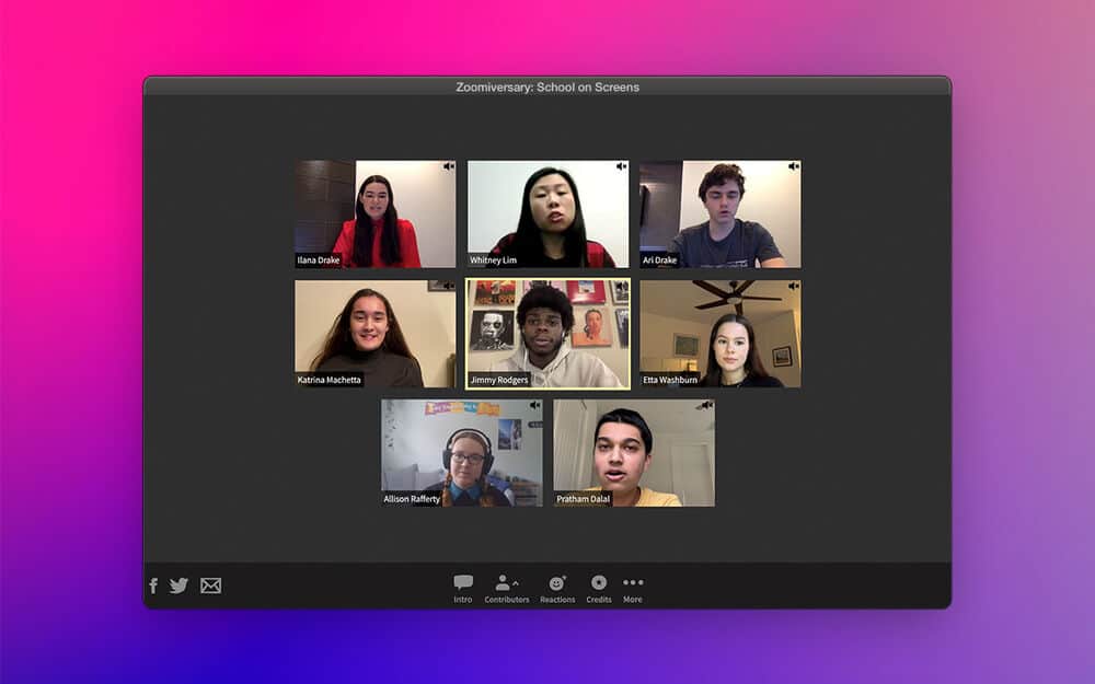 Zoomiversary: School on Screens